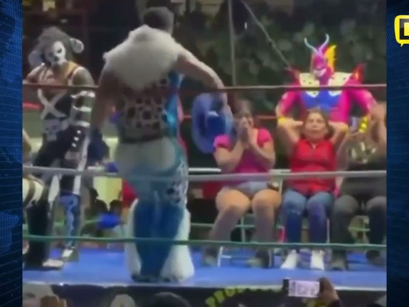 CAUSA POLÉMICA ESPECTÁCULO DE LUCHADORES DONDE HACEN BAILES A MUJERES