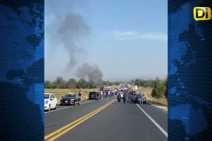QUEMAN MAQUINARIA Y REALIZAN BLOQUEO EN LA PUEBLA – TLAXCALA