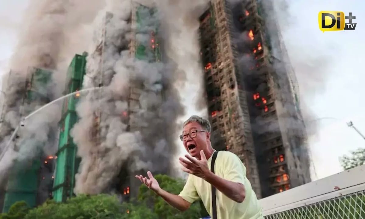 TR4G3D14 Y CAOS EN HONG KONG: ¡MASIVO INCENDIO EN RASCACIELOS!