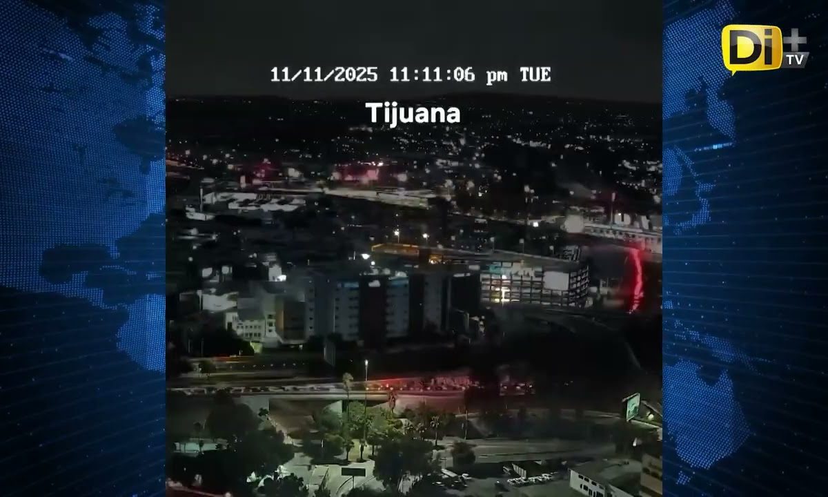 ¿LAS VISTE? CAPTAN EXTRAÑAS LUCES EN MÉXICO EL 11/11 A LAS 11:11 PM