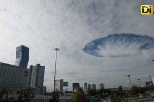 CAUSA REVUELO ENTRE LOS POBLANOS UN MISTERIOSO “AGUJERO” EN EL CIELO
