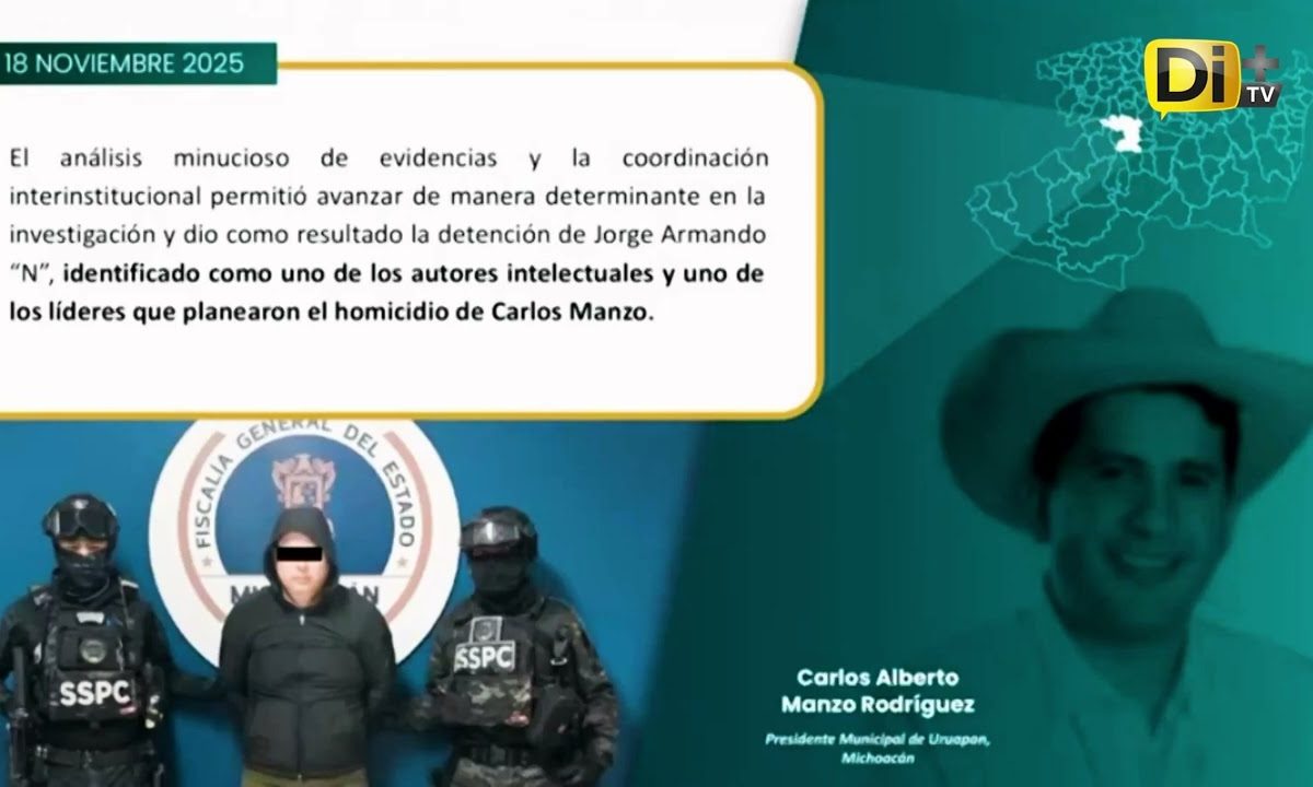 ¡CAYÓ “EL LICENCIADO”! SERÍA EL AUTOR INTELECTUAL DEL AS3S1N4TO DE CARLOS MANZO