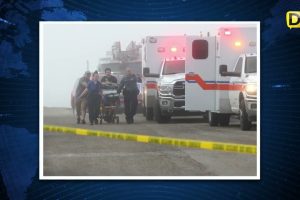 IDENTIFICAN A F4LL3C1D0S TRAS DESPLOME DE AVIONETA DE LA MARINA EN TEXAS