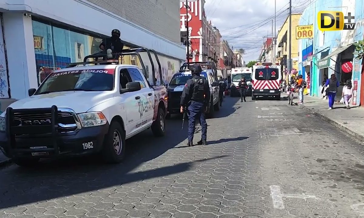 DOS ACCIDENTES EN MENOS DE UNA HORA EN CENTRO DE PUEBLA