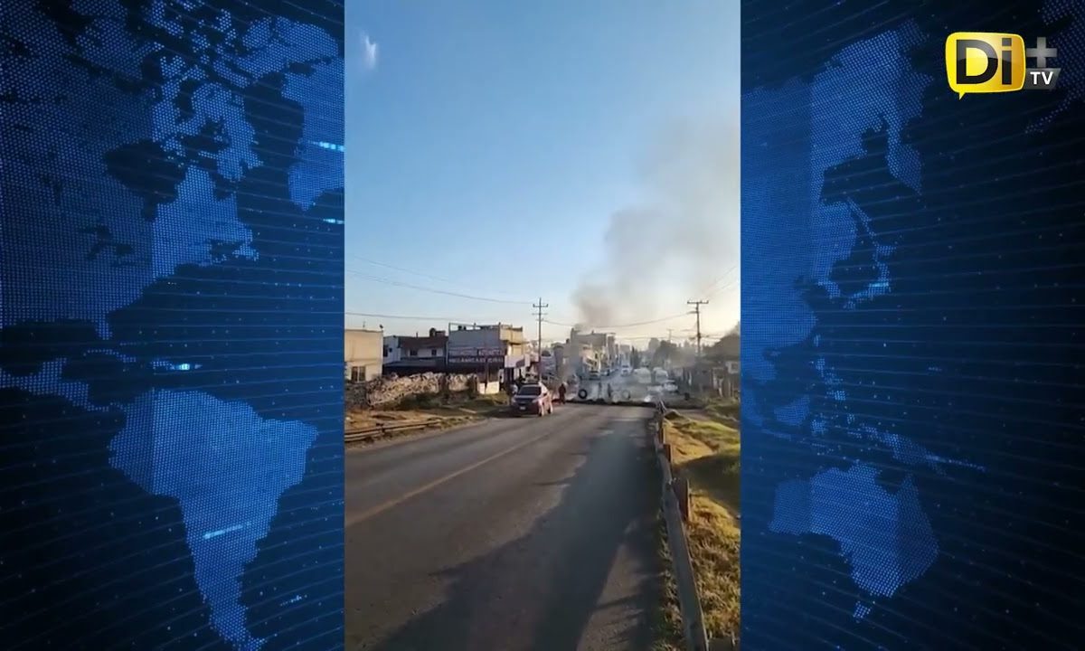 PARALIZAN LA CARRETERA FEDERAL TLAXCALA – TEXMELUCAN CON PROTESTA