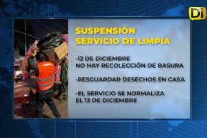 ¡QUE NO SE TE PASE! NO HAY BANCOS Y SERVICIO DE LIMPIA ESTE 12 DE DICIEMBRE