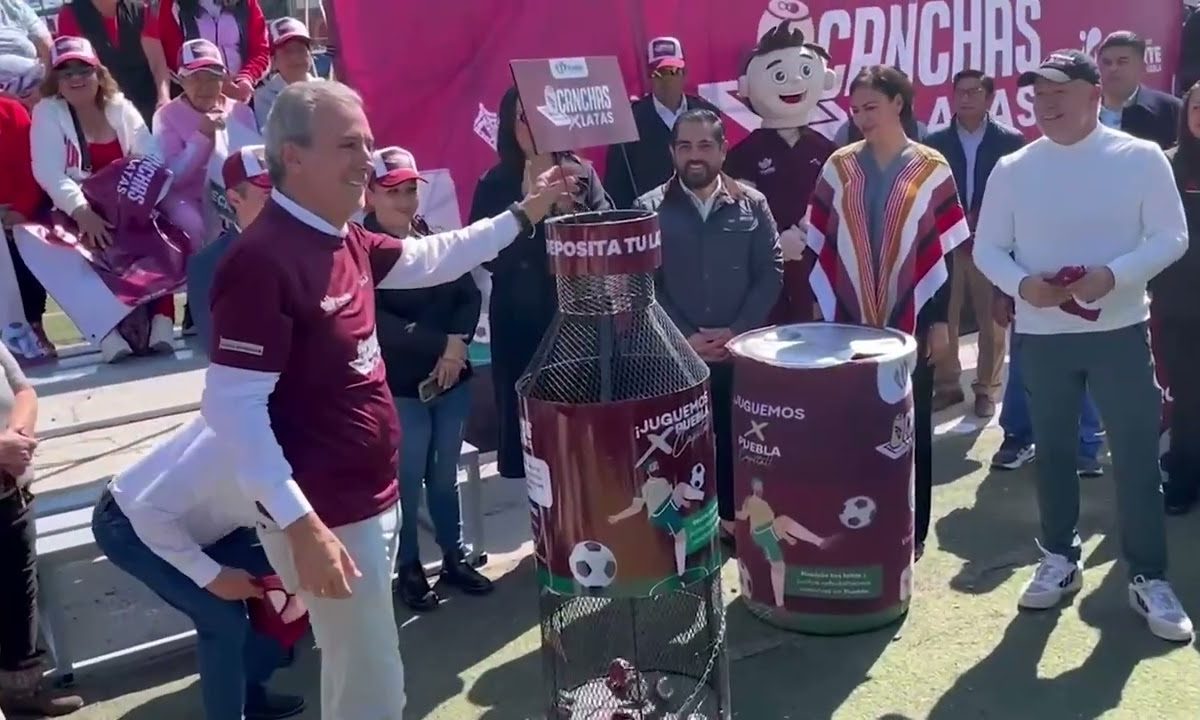 PUEBLA TRANSFORMARÁ TUS LATAS EN CANCHAS DEPORTIVAS