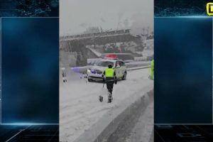DE POSTAL A CAOS: ASÍ SORPRENDIÓ LA NIEVE A MADRID #Video