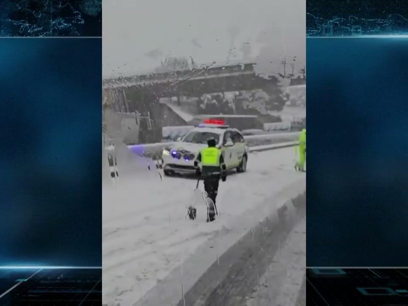 DE POSTAL A CAOS: ASÍ SORPRENDIÓ LA NIEVE A MADRID #Video