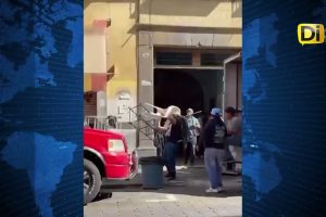 SORPRENDE OPERATIVO DE DESALOJO A FAMILIAS EN INMUEBLE DEL CENTRO
