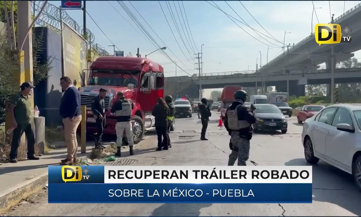 DETIENEN A PRESUNTO LADRÓN DE TRÁILER TRAS PERSECUCIÓN