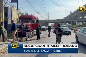 DETIENEN A PRESUNTO LADRÓN DE TRÁILER TRAS PERSECUCIÓN