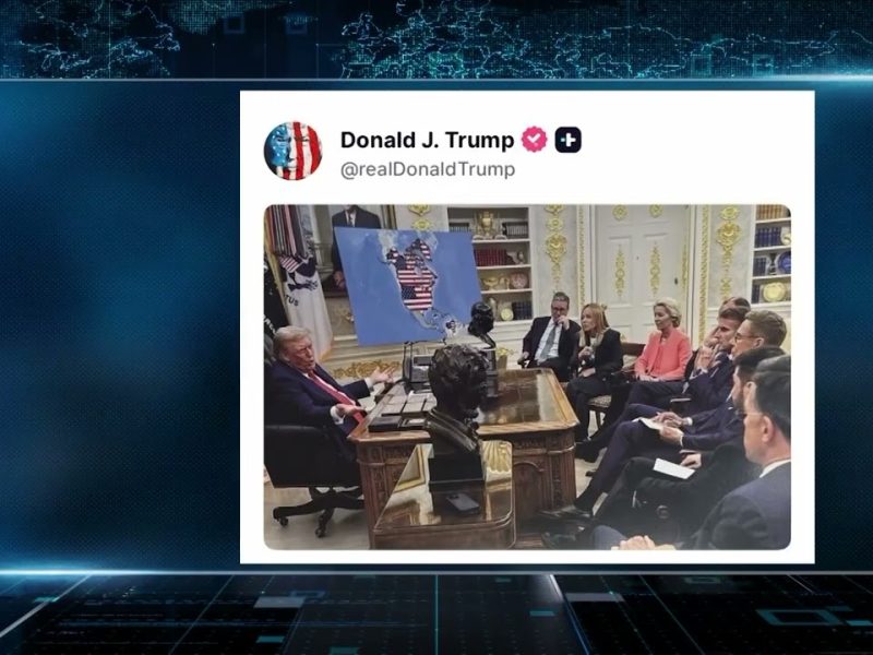 ¡EL MUNDO EN SHOCK! LA FOTO DE TRUMP QUE ENCENDIÓ DAVOS E HIZO EXPLOTAR A GROENLANDIA