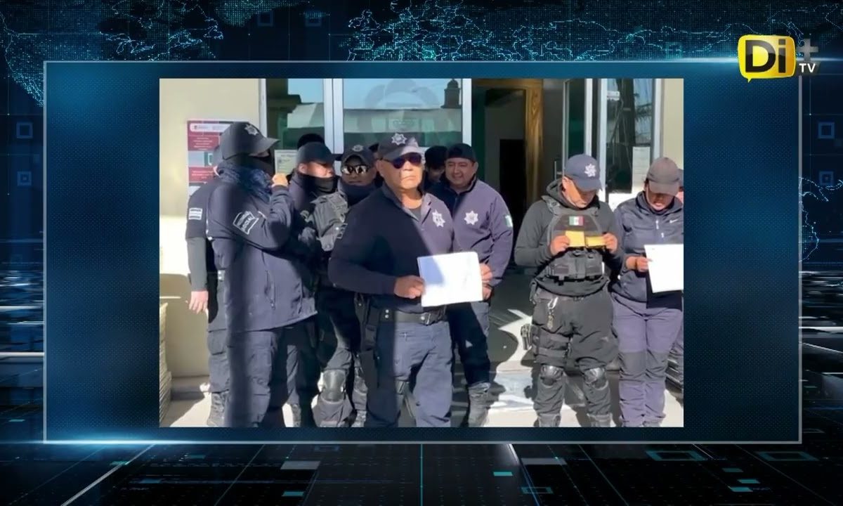 POLICÍAS DE TEPANCO REALIZAN PARO DE LABORES