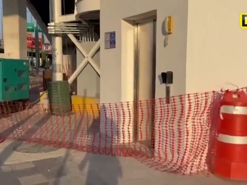 VANDALIZAN ESCALERAS Y ELEVADOR EN LA ATLIXCÁYOTL