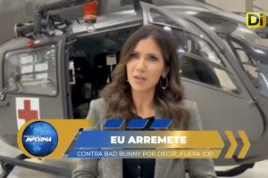 KRISTI NOEM ARREMETE CONTRA BAD BUNNY POR DECIR ¡FUERA ICE!