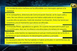 POLÉMICA POR “BOLEADA” AL PRESIDENTE DE LA SCJN