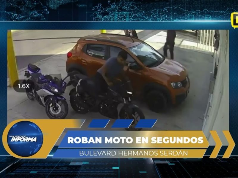 CAPTAN ROBO DE MOTO EN BLVD. HERMANOS SERDÁN