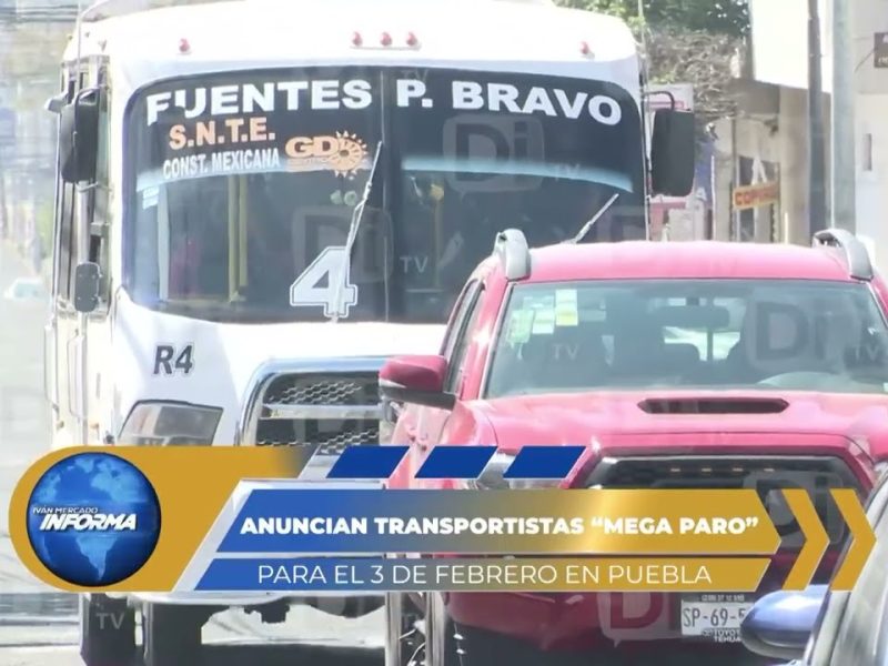 ANUNCIAN MEGA PARO DE TRANSPORTE PÚBLICO; ARMENTA AFIRMA QUE NO CAERÁ EN CHANTAJES