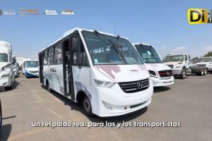 ENTREGAN NUEVAS UNIDADES PARA EL TRANSPORTE PÚBLICO EN PUEBLA