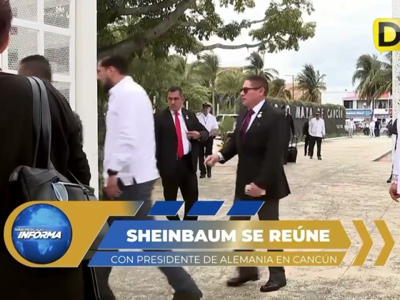 SHEINBAUM RECIBE AL PRESIDENTE DE ALEMANIA