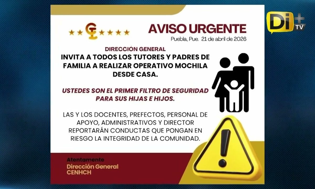 ACTIVAN PROTOCOLOS POR AMENAZAS EN ESCUELAS POBLANAS