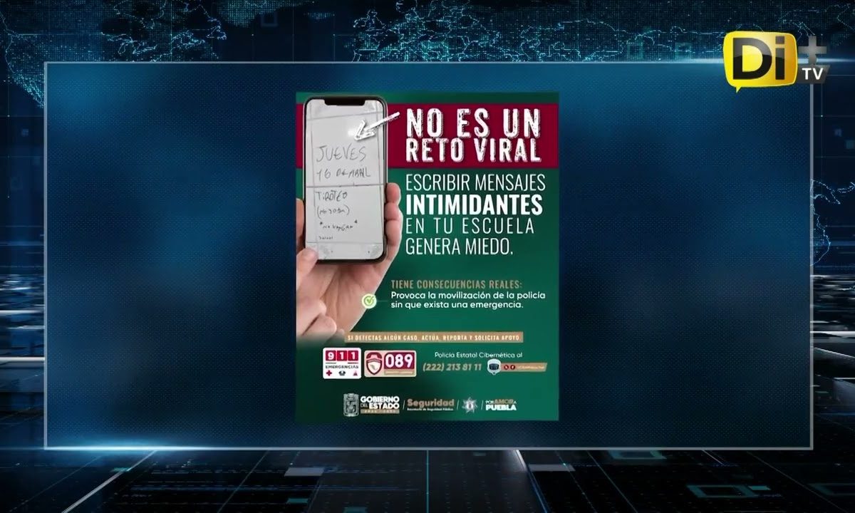 LANZAN CAMPAÑA CONTRA RETOS VIRALES EN ESCUELAS
