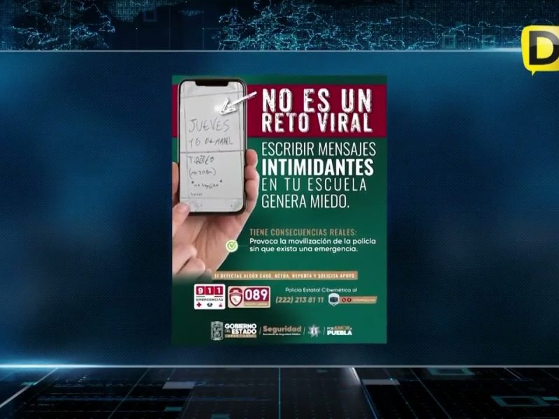 LANZAN CAMPAÑA CONTRA RETOS VIRALES EN ESCUELAS