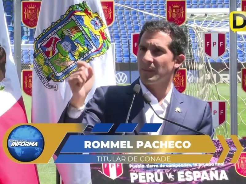 ROMMEL PACHECO RESPALDA LA POLÍTICA DEPORTIVA POBLANA
