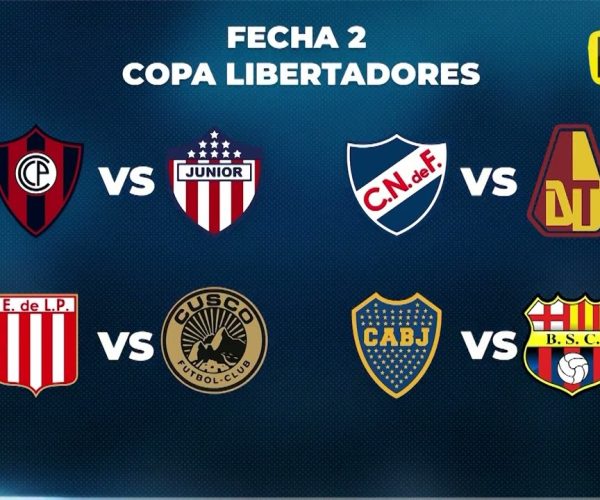 FECHA 2 DE LA COPA LIBERTADORES