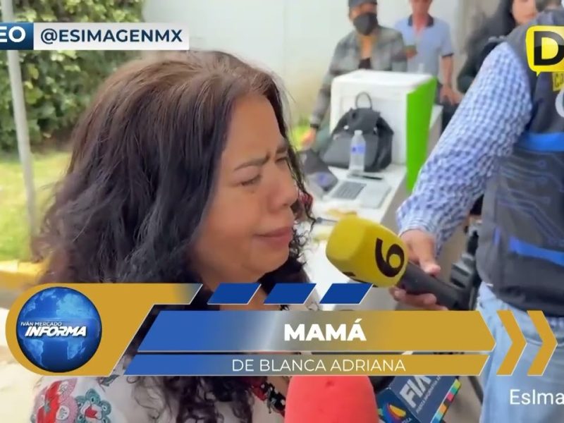 HALLAN SIN VIDA A BLANCA ADRIANA VÁZQUEZ