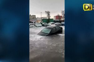 FUERTE TORMENTA CON GRANIZO AZOTA NORTE DE PUEBLA