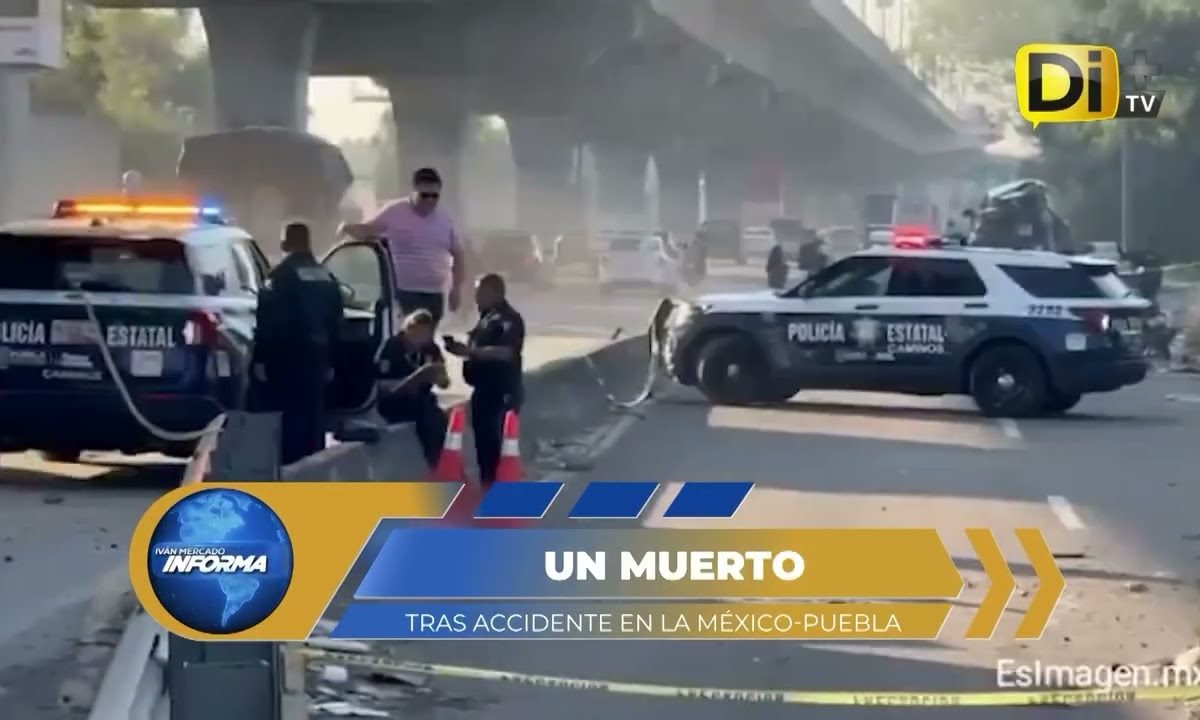 CHOQUE MORTAL SE REGISTRA EN LA AUTOPISTA MÉXICO-PUEBLA