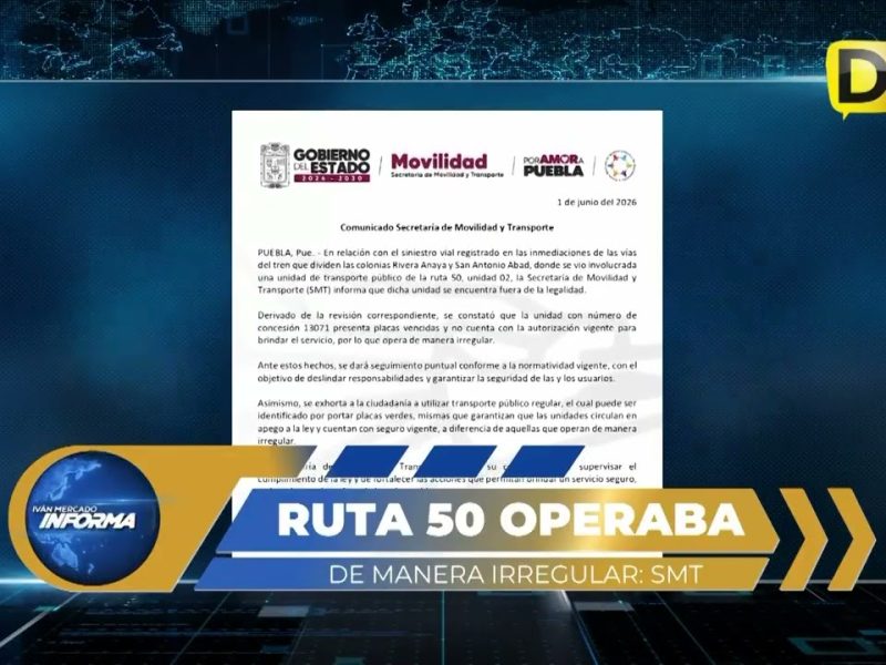 MOVILIDAD RUTA 50