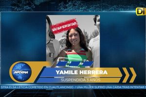 YAMILE HERRERA SUSPENDIDA