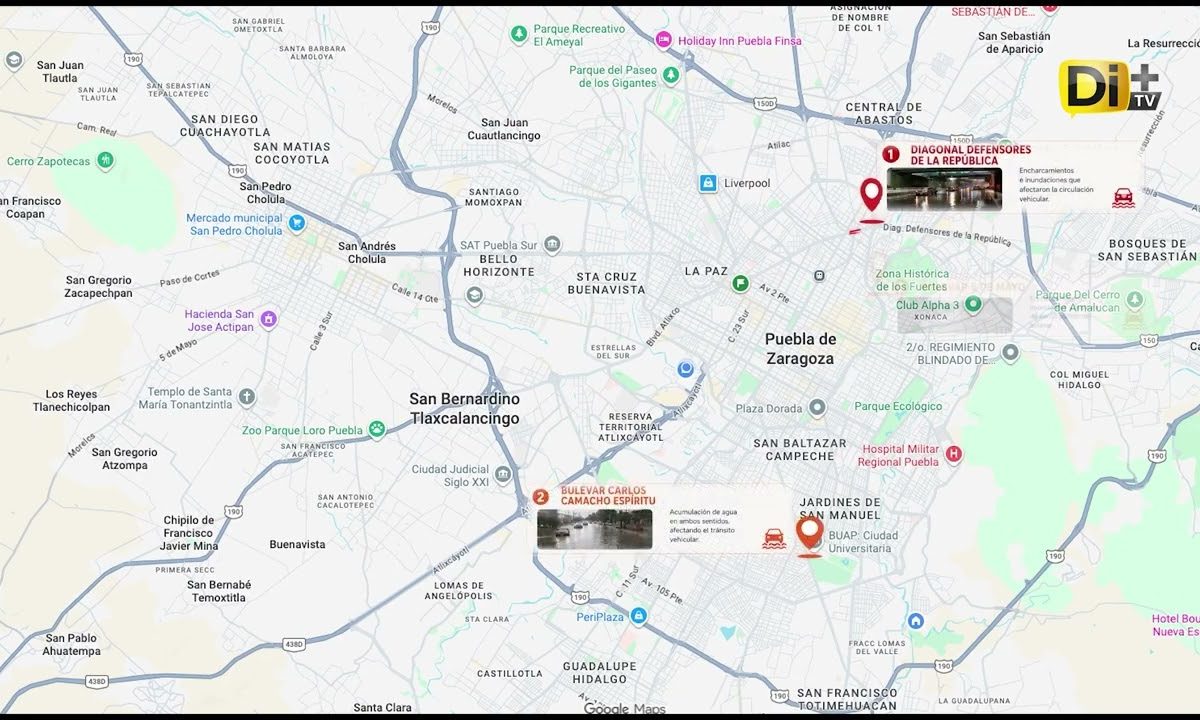 MAPA AFECTACION LLUVIA