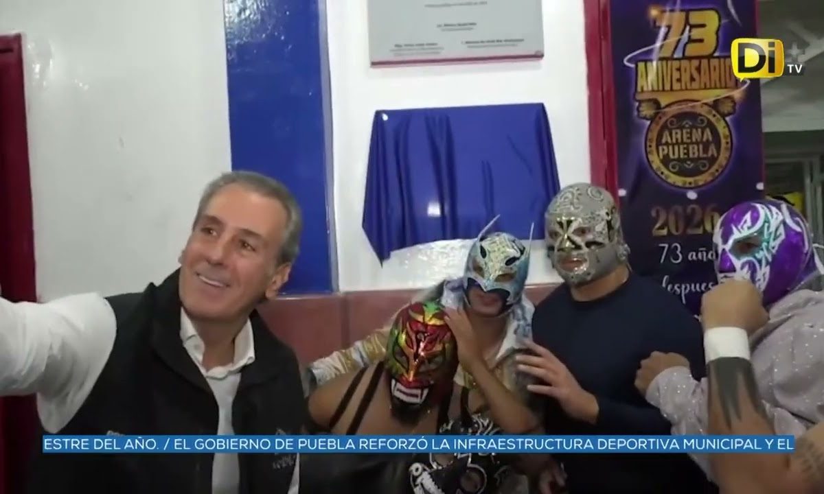ALCALDE PEPE CHEDRAUI RECONOCE A LA ARENA PUEBLA