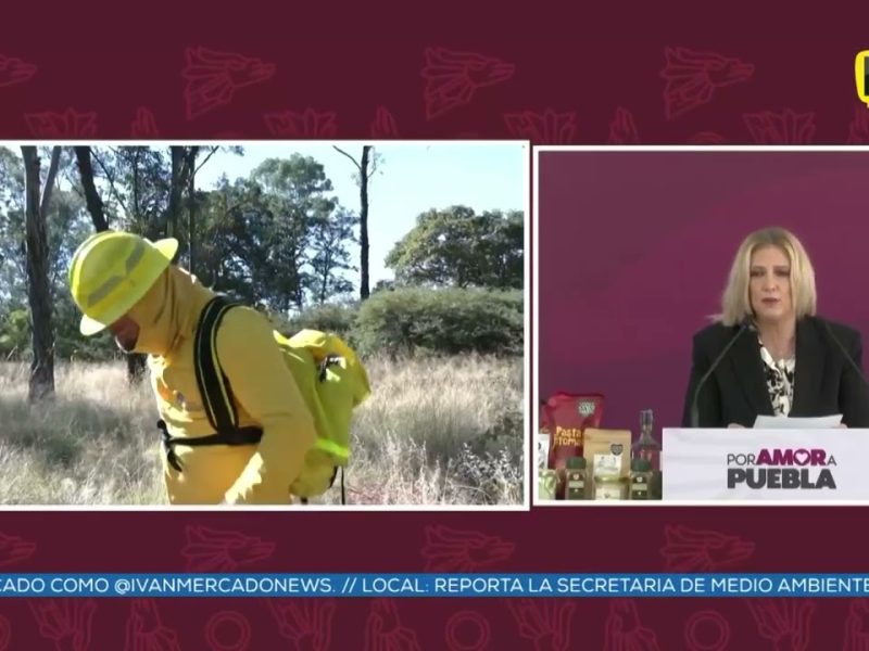 HISTÓRICA REDUCCIÓN DE INCENDIOS FORESTALES EN PUEBLA