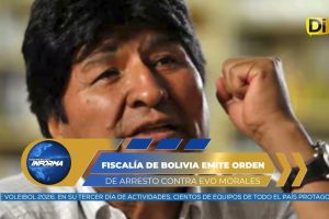 AUTORIDADES DE BOLIVIA ORDENAN ARRESTO DE EVO MORALES