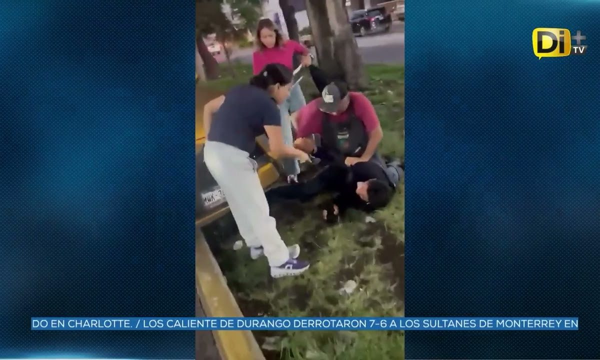 SOMETEN Y G0LP34N A DELINCUENTE TRAS ASALTO