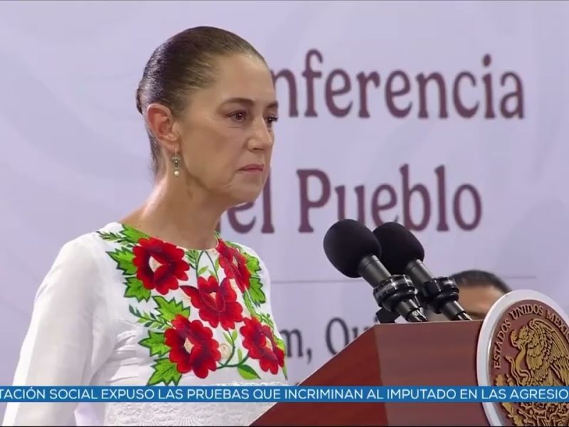 SHEINBAUM PIDE INVESTIGAR AS3S1N4TO DE PERIODISTA EN TEXMELUCAN