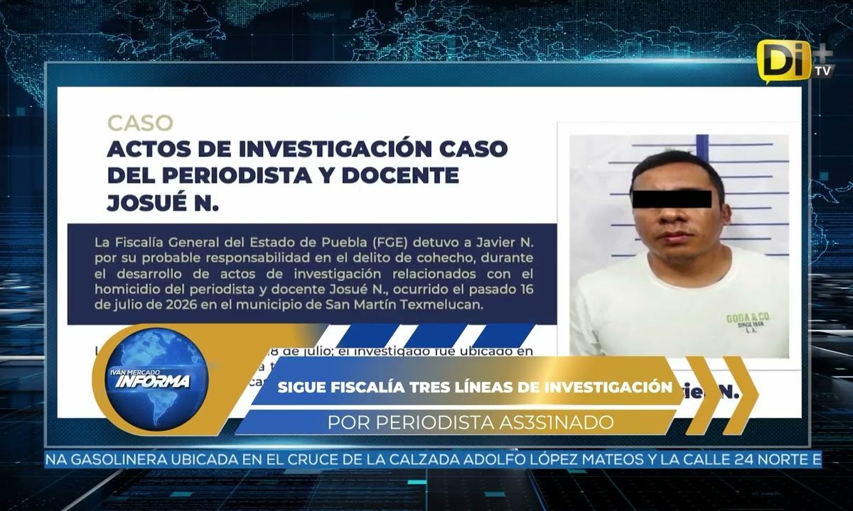 FGJ TIENE TRES LÍNEAS DE INVESTIGACIÓN POR AS3S1N4TO DE PERIODISTA
