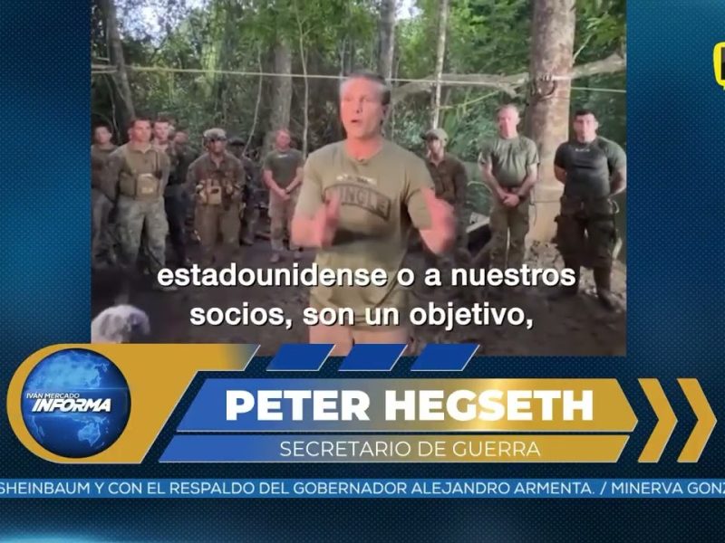 EEUU ADVIERTE QUE PODRÍA ATACAR POR TIERRA A CÁRTELES