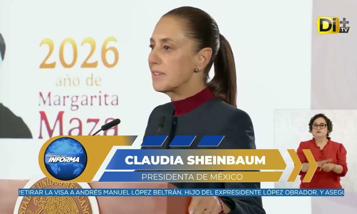 TEMA POLÍTICO REVOCACIÓN DE VISA POR PARTE DE EEUU, ASEGURA SHEINBAUM