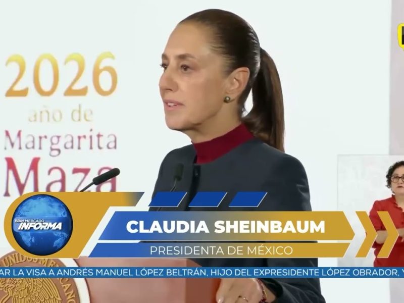 TEMA POLÍTICO REVOCACIÓN DE VISA POR PARTE DE EEUU, ASEGURA SHEINBAUM