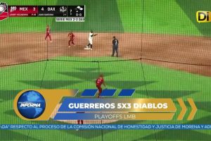 DIABLOS PIERDE ANTE GUERREROS