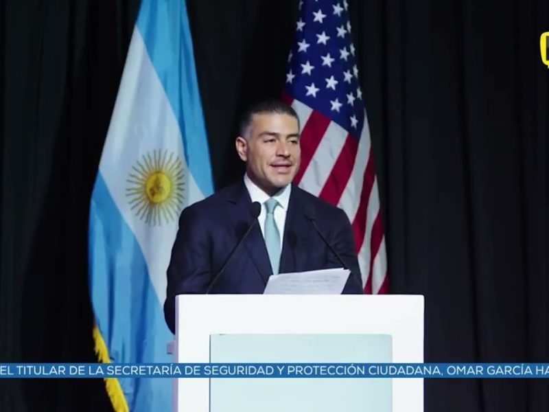 GARCIA HARFUCH PARTICIPA EN CUMBRE ANTIDROGAS EN ARGENTINA