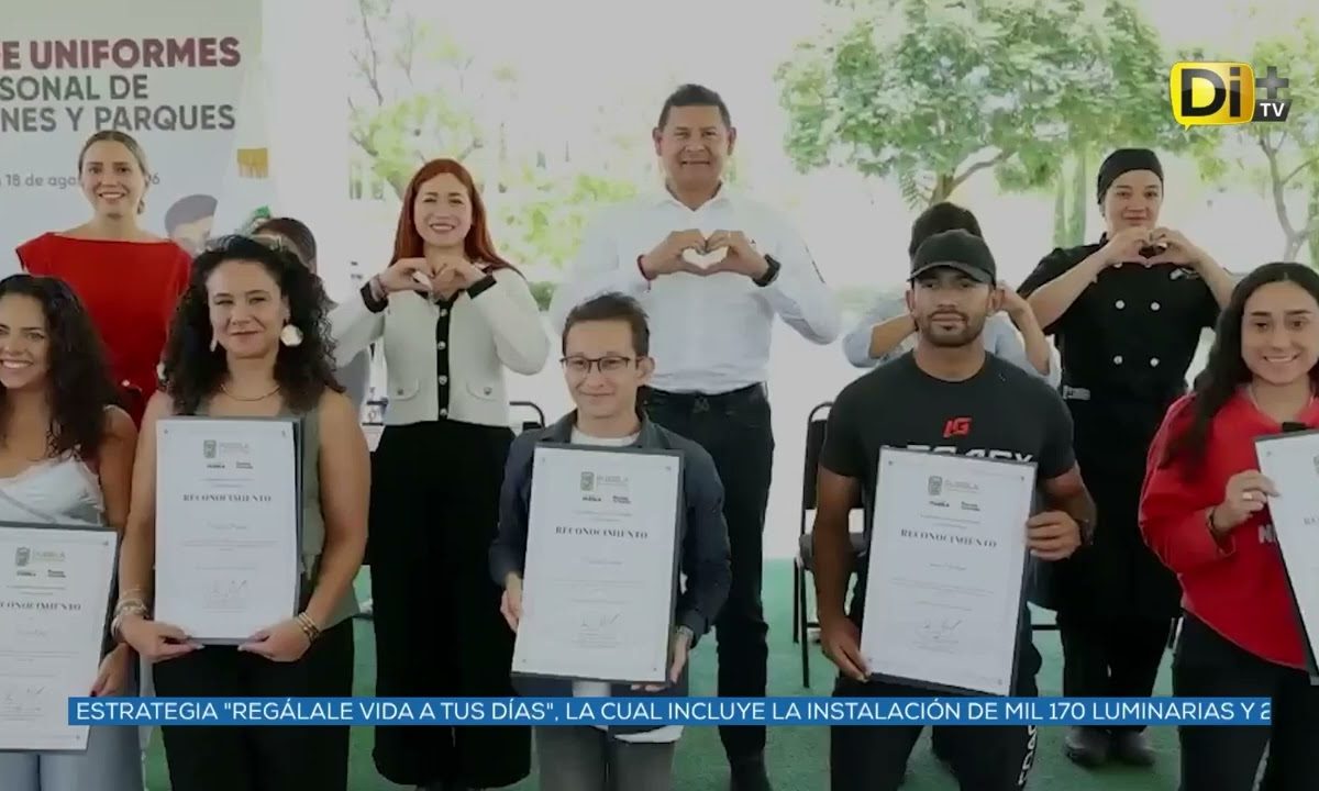 INSTALAN CÁMARAS Y LUMINARIAS EN LOS PARQUES POBLANOS