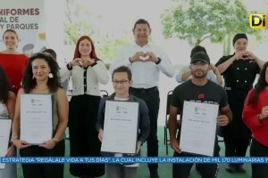 INSTALAN CÁMARAS Y LUMINARIAS EN LOS PARQUES POBLANOS
