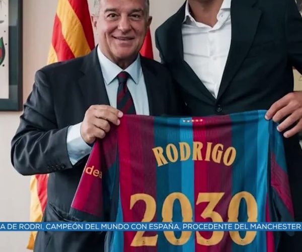 FICHAJE DE Rodri a Barsa